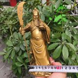  Tượng Quan Vũ đồng cũ sưu tầm BKMECN-9363 