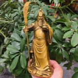  Tượng Quan Vũ đồng cũ sưu tầm BKMECN-9363 