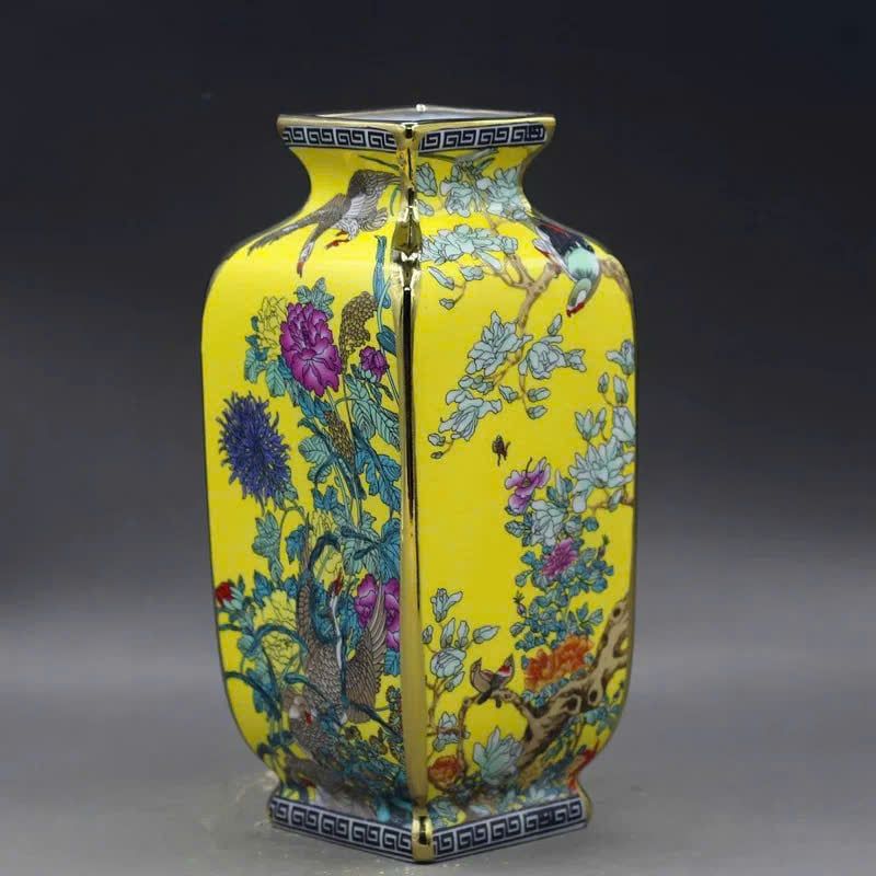  Bình gốm sưu tầm hoạ tiết hoa chim BKCECN-9394 