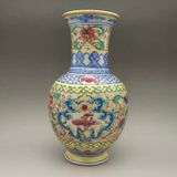  Cặp Bình Thưởng Phấn Thái Long Phụng Hoa Sen BKCECN-9386 