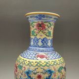  Cặp Bình Thưởng Phấn Thái Long Phụng Hoa Sen BKCECN-9386 