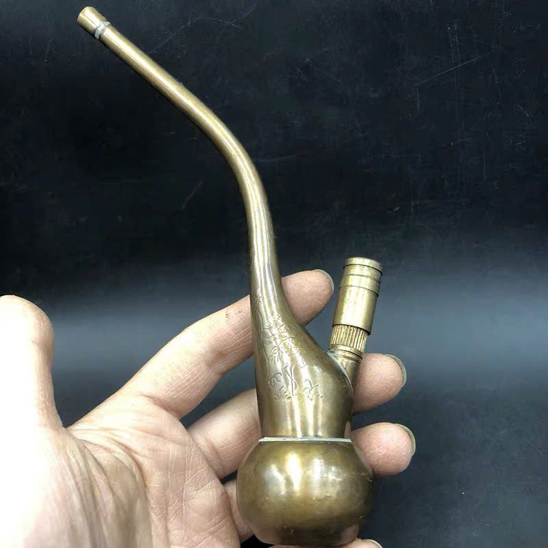  Tẩu thuốc đồng cũ sưu tầm BKMECN-9368 