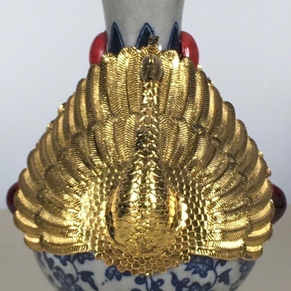  Bình Ngọc cũ sưu tầm dáng Phượng BKMECN-9371 