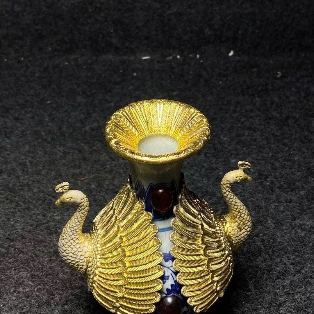  Bình Ngọc cũ sưu tầm dáng Phượng BKMECN-9371 