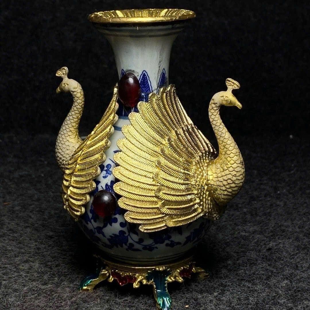  Bình Ngọc cũ sưu tầm dáng Phượng BKMECN-9371 