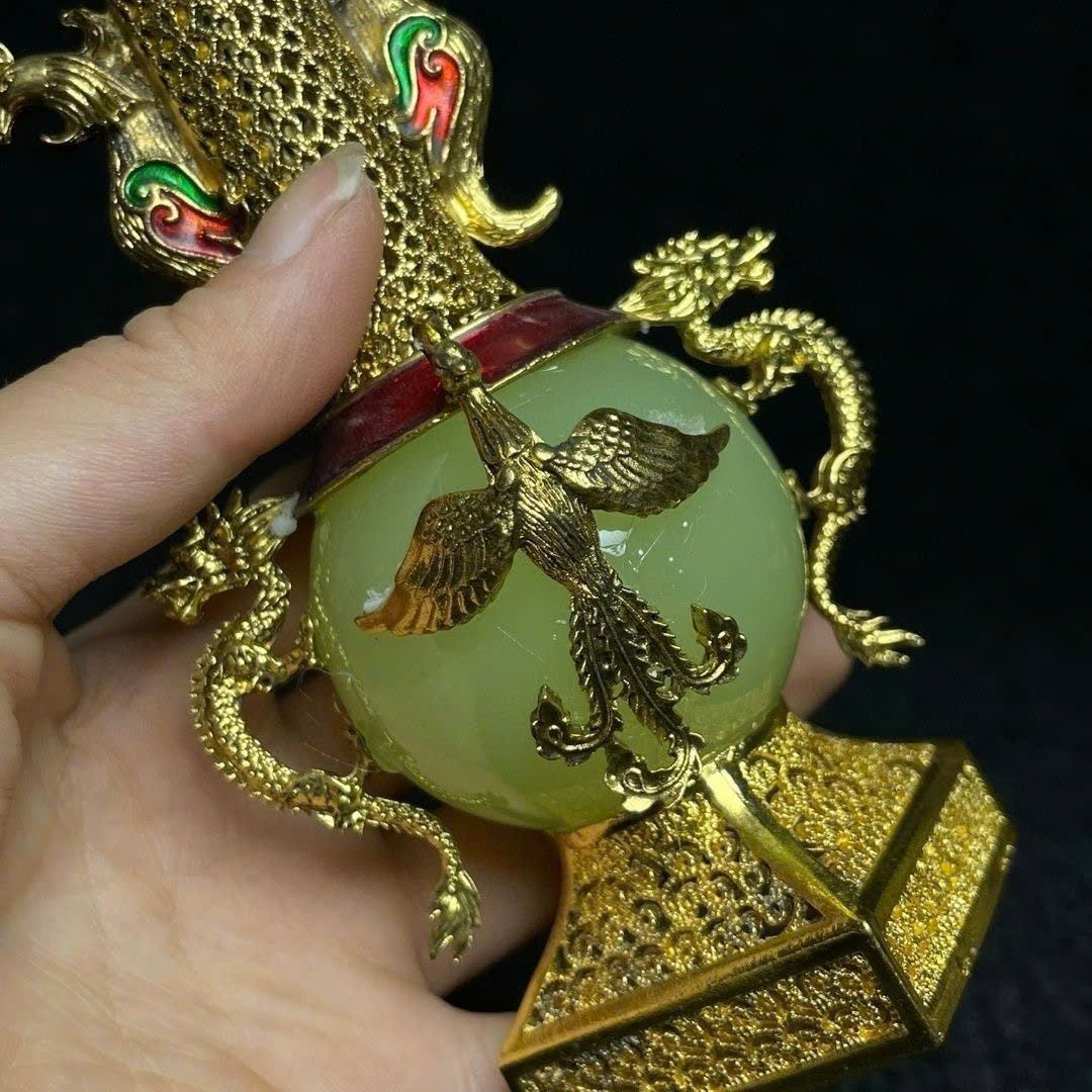  Bình ngọc sưu tầm ngọc cũ BKMECN-9372 