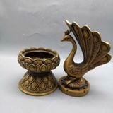  Lư Hương Đồng Cũ Khổng Tước BKMECN-9374 