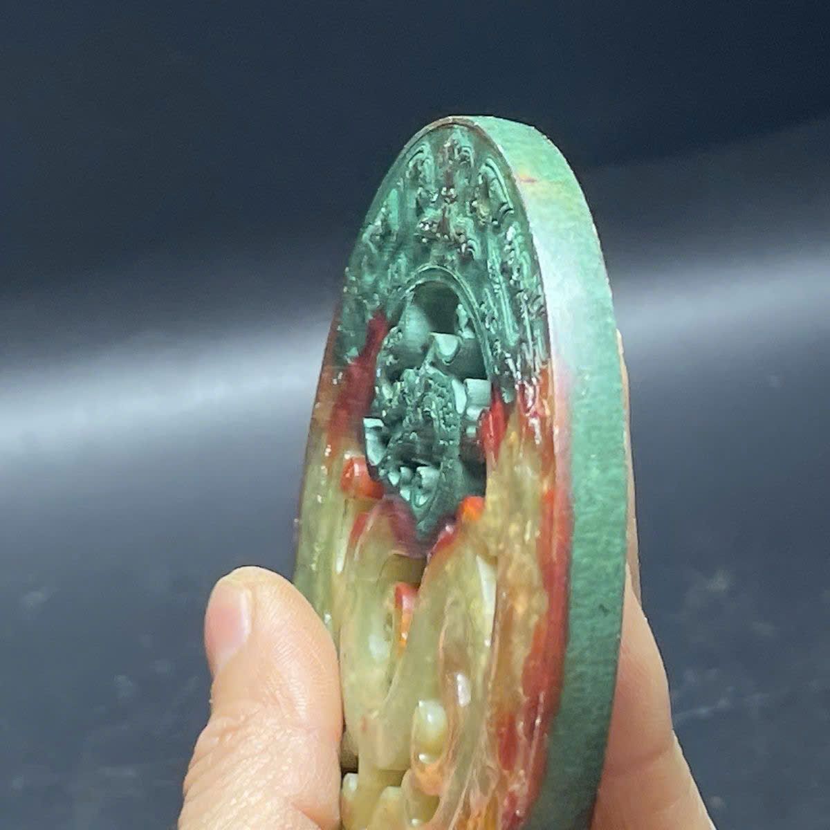  Mặt Ngọc bội chất ngọc đỉnh cao ngọc cũ sưu tầm BKSTCN-9367 