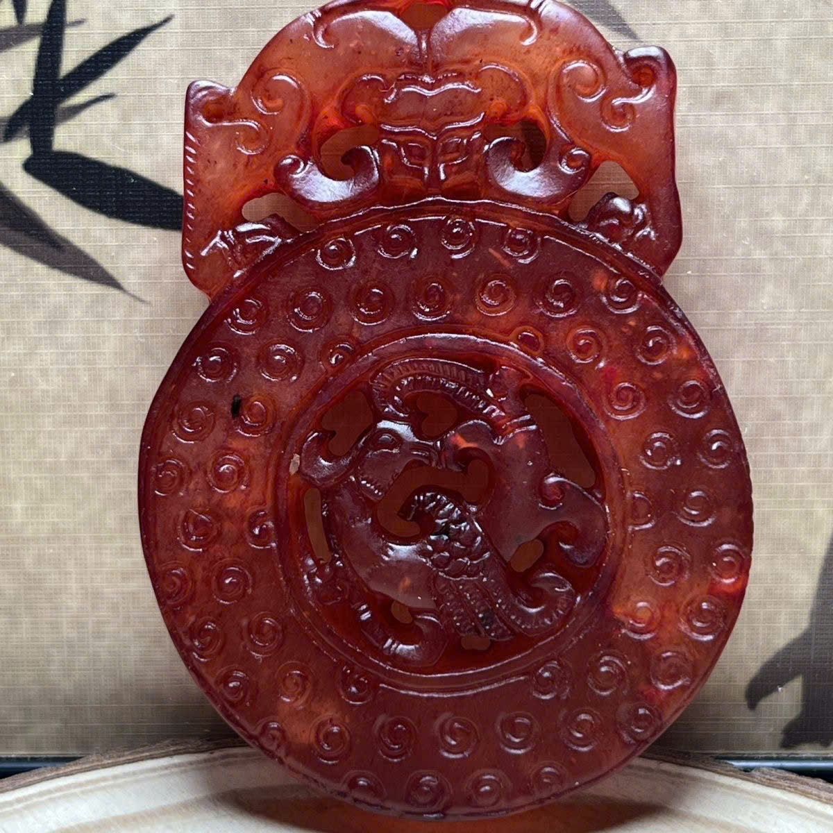  Mặt ngọc Bích ngọc cũ sưu tầm BKSTCN-9354 