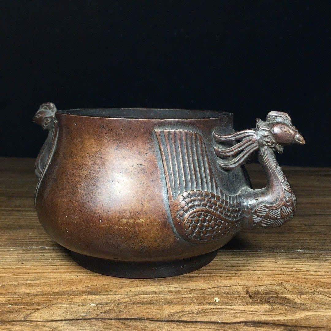  Lư Đồng Tai Phượng Đồng Cũ Sưu Tầm BKMECN-9379 