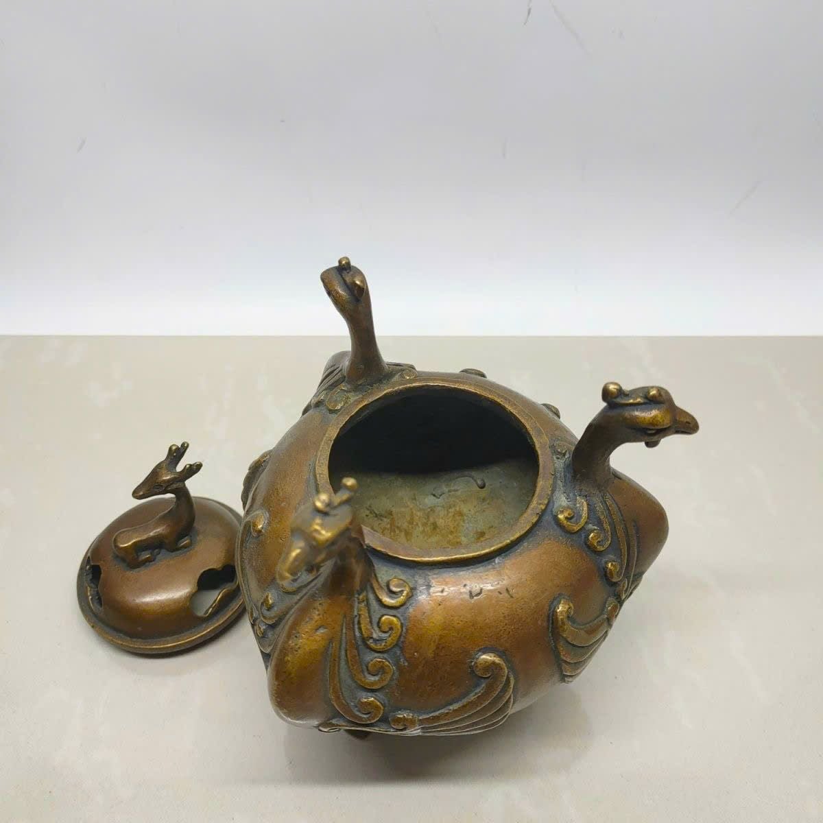  Lư Cũ Đồng Thau Sưu Tầm BKMECN-9381 