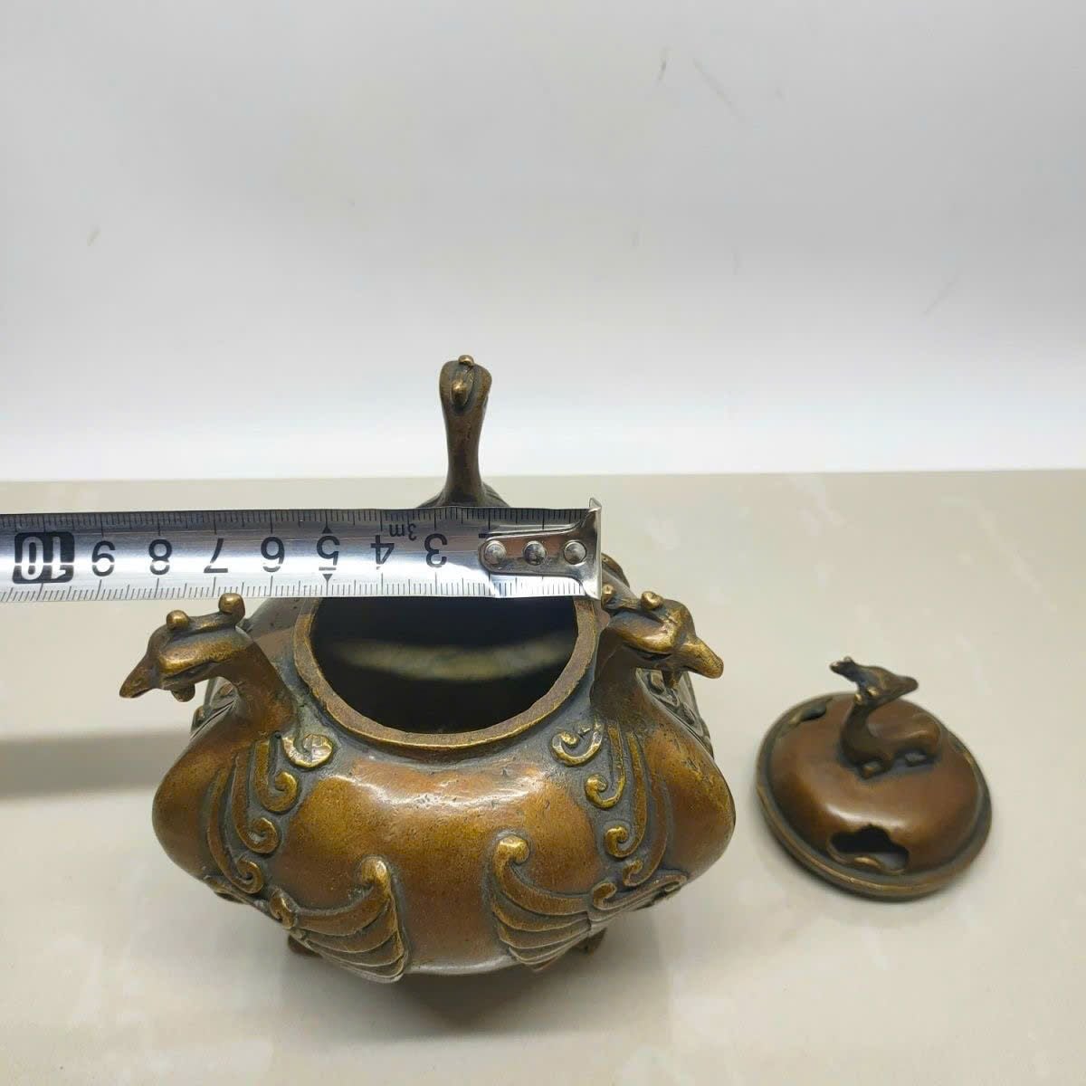  Lư Cũ Đồng Thau Sưu Tầm BKMECN-9381 