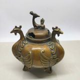  Lư Cũ Đồng Thau Sưu Tầm BKMECN-9381 