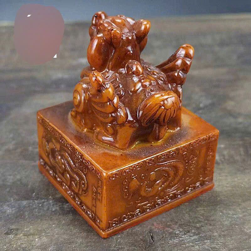  Ấn ngọc Tỳ Hưu sưu tầm BKSTCN-9361 