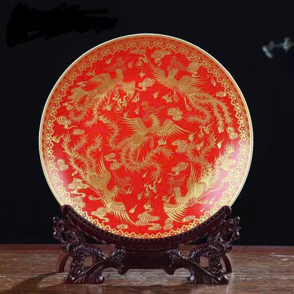  Cặp đĩa thưởng Rồng Phượng sưu tầm BKCECN-9392 