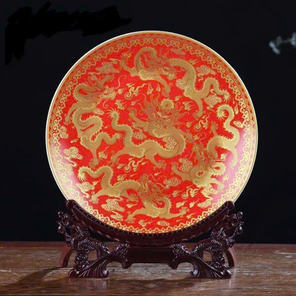  Cặp đĩa thưởng Rồng Phượng sưu tầm BKCECN-9392 