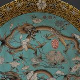  Đĩa thưởng Song Long hý châu 35 cm sưu tầm BKCECN-9395 