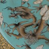  Đĩa thưởng Song Long hý châu 35 cm sưu tầm BKCECN-9395 