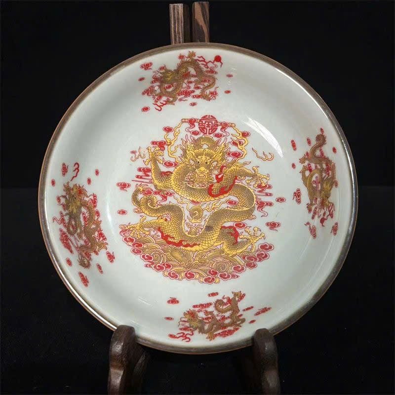  Bát thưởng Miêu Kim hoạ Tiết Rồng sưu tầm BKCECN-9396 