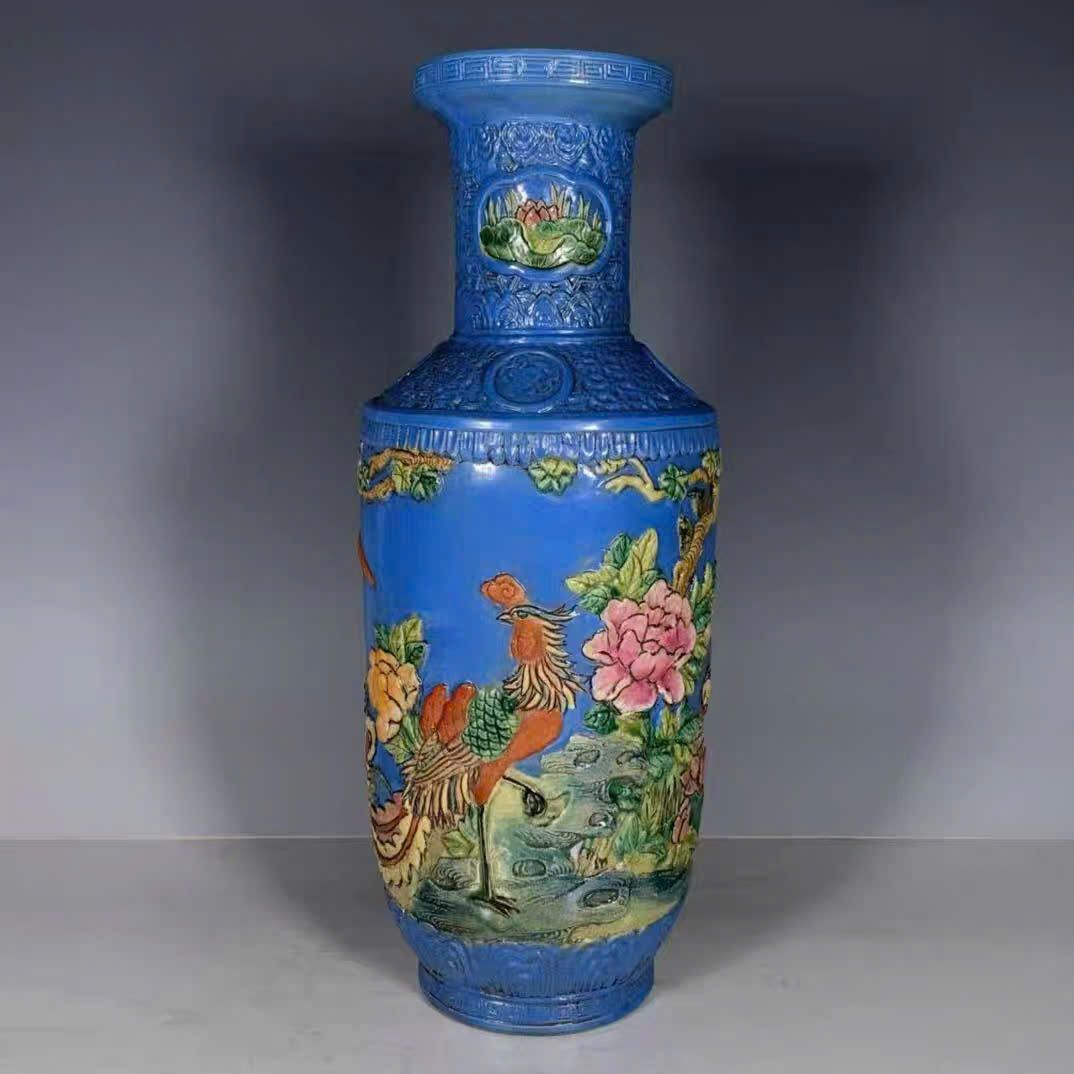  Bình gốm hoạ tiết Gà Trống BKCECN-9397 