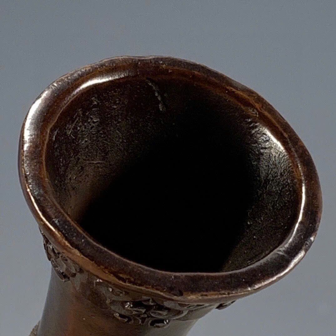  Bình Đồng nguyên chất hàng cũ sưu tầm mạ Vàng BKMECN-9382 