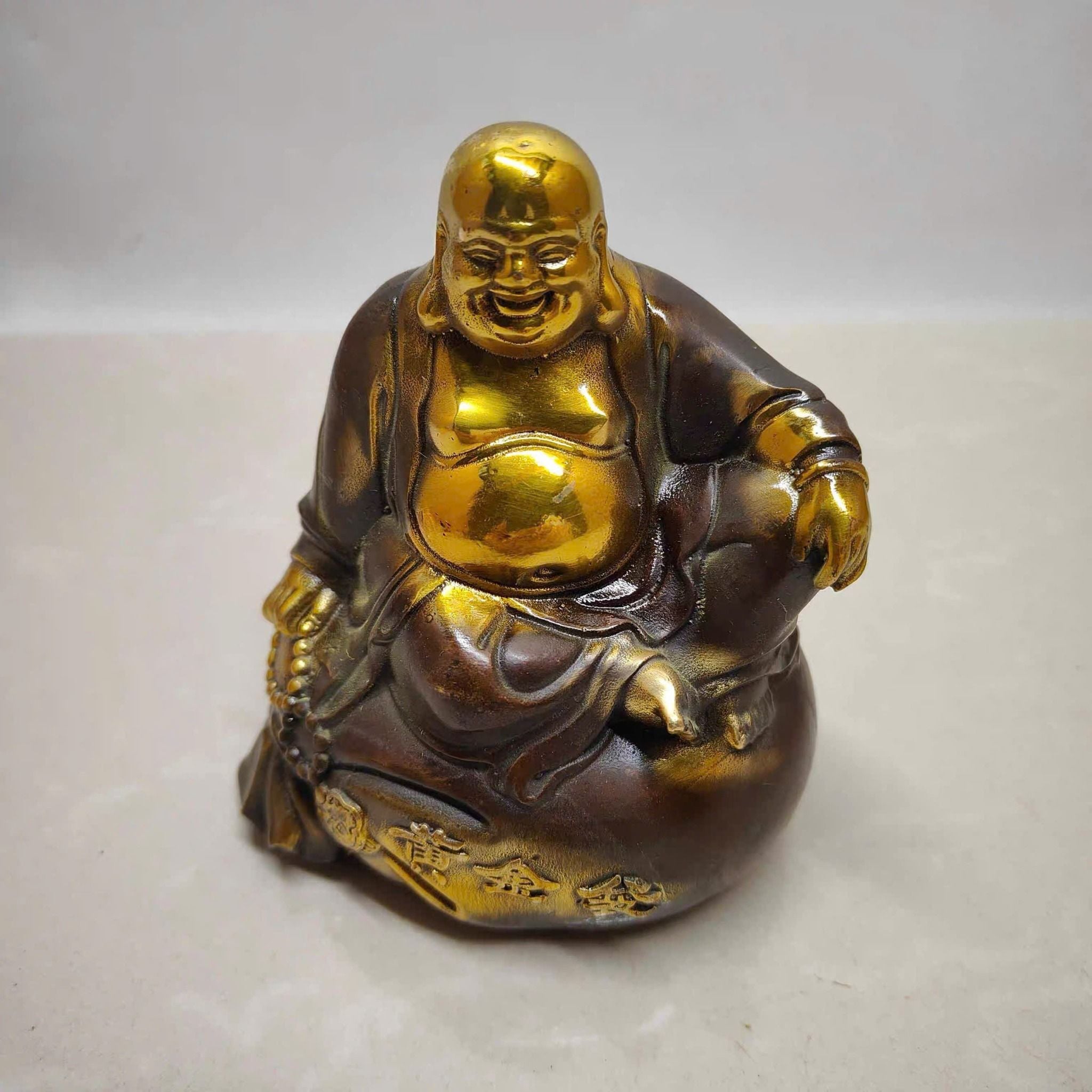  Tượng Di Lặc đồng cũ sưu tầm BKMECN-9381 