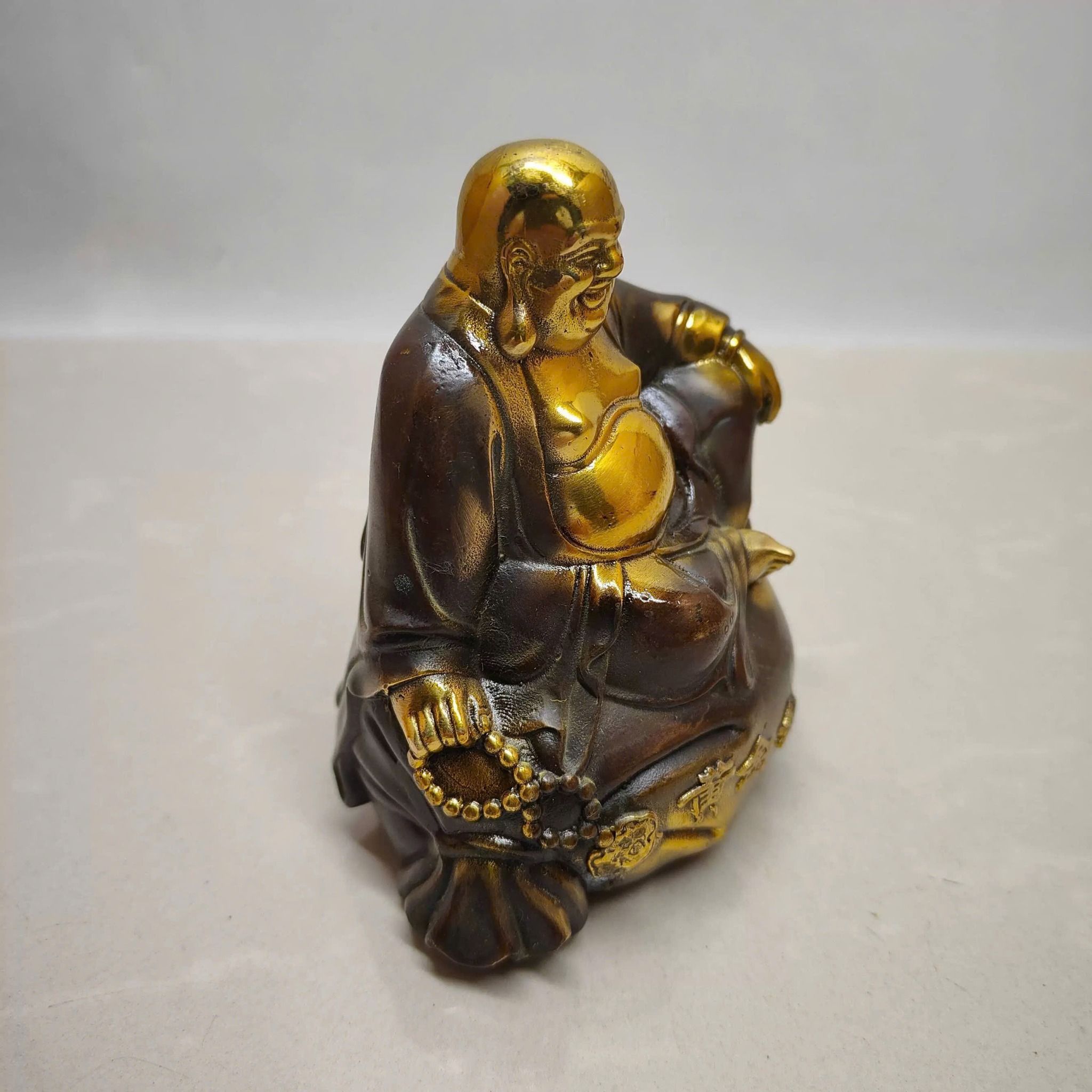  Tượng Di Lặc đồng cũ sưu tầm BKMECN-9381 