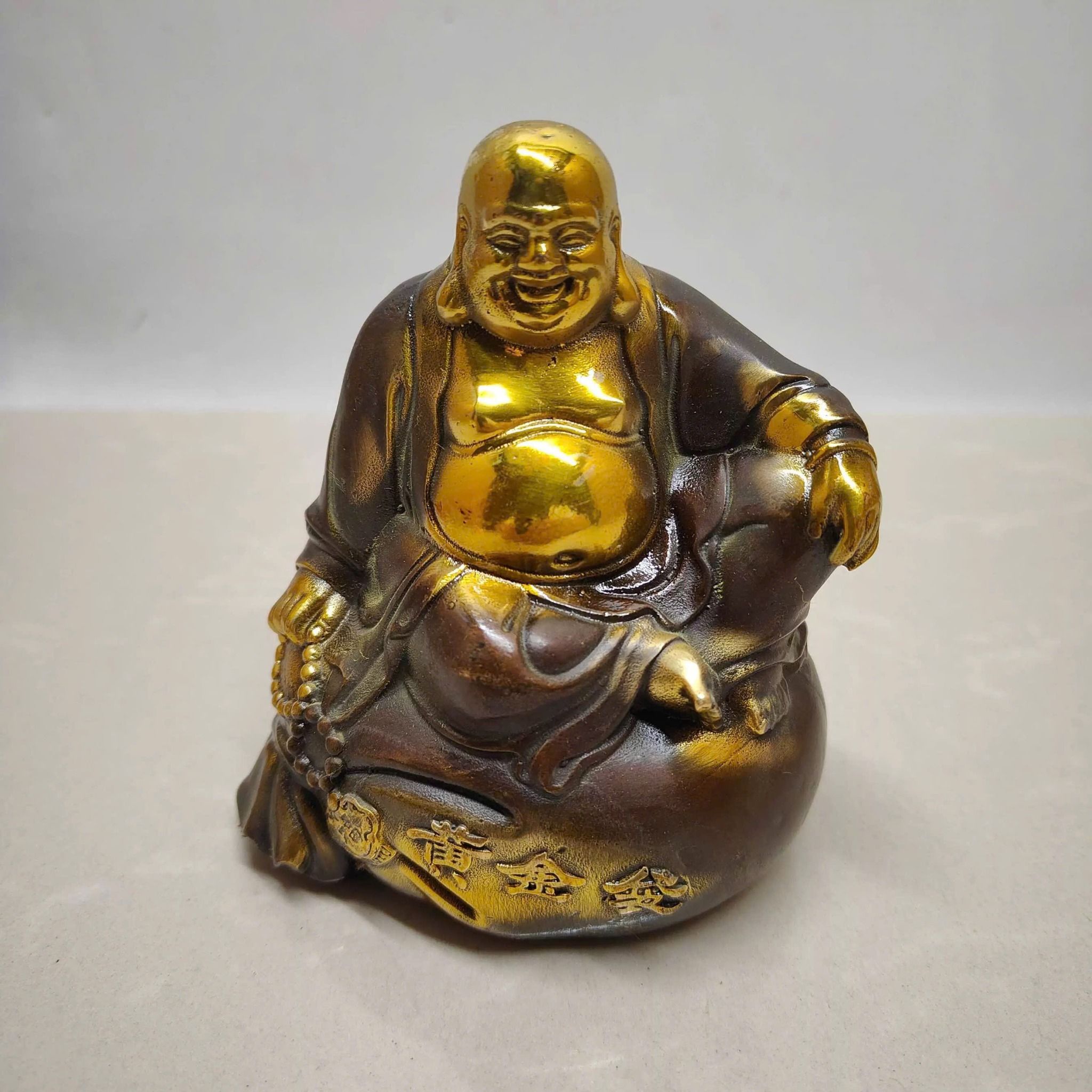  Tượng Di Lặc đồng cũ sưu tầm BKMECN-9381 