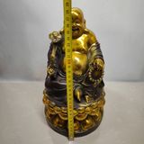  Tượng Di Lặc Tọa Sen đồng cũ sưu tầm BKMECN-9382 