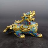  Tỳ Hưu đồng pháp lam sưu tầm sắc nét hàng kỹ BKMECN-9383 