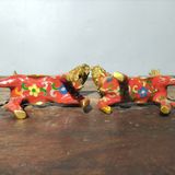  Hoả Kỳ Lân đồng pháp lam xưa sưu tầm BKMECN-9385 