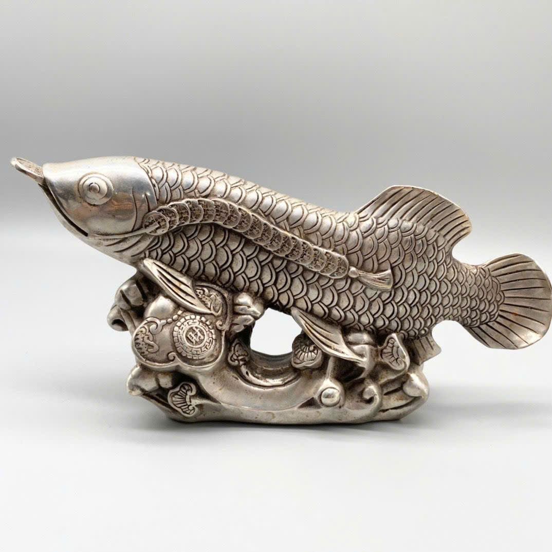  Cá Kim Long bạc cũ sưu tầm BKMECN-9387 