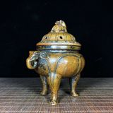  Xông trầm đồng cũ sưu tầm BKMECN-9390 