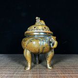  Xông trầm đồng cũ sưu tầm BKMECN-9390 