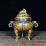  Xông trầm đồng cũ sưu tầm BKMECN-9390 