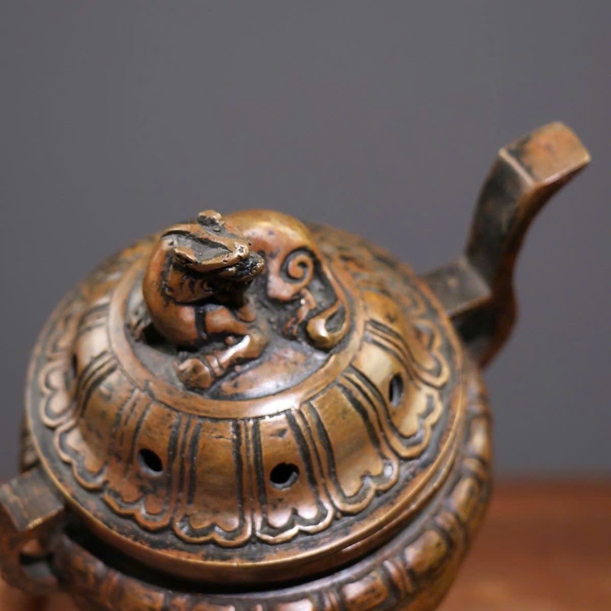  Xông trầm đồng cũ sưu tầm BKMECN-9391 