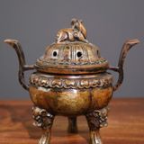  Xông trầm đồng cũ sưu tầm BKMECN-9391 