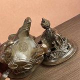  Lư hương Voi đồng cũ 3 chân sưu tầm BKMECN-9392 