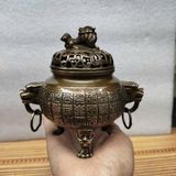  Lư đồng chiện văn cổ đồng cũ sưu tầm BKMECN-9393 