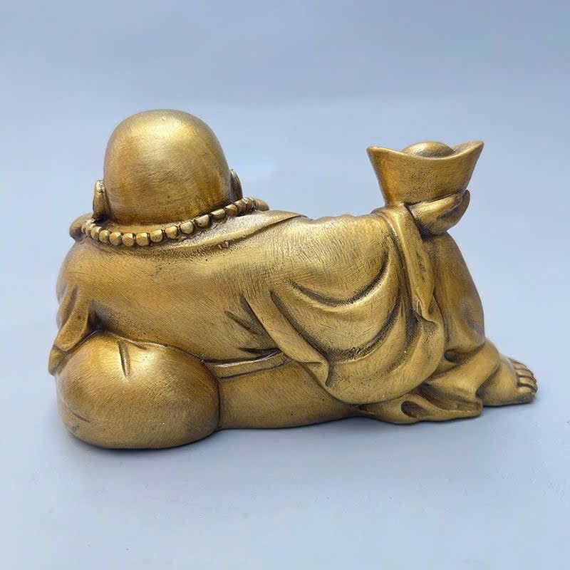 Di lặc bê thỏi Vàng đồng cũ sưu tầm BKMECN-9394 