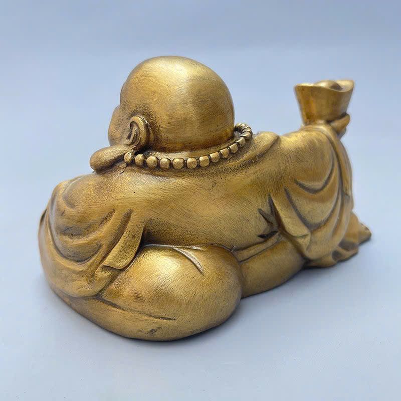  Di lặc bê thỏi Vàng đồng cũ sưu tầm BKMECN-9394 