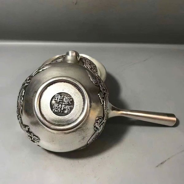  Ấm Trà Bạc xũ sưu tầm có lọc trà BKMECN-9403 