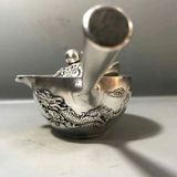  Ấm Trà Bạc xũ sưu tầm có lọc trà BKMECN-9403 