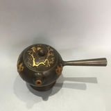  Ấm Trà Quai Tay Ngang Hoa Điểu sưu tầm BKMECN-9404 