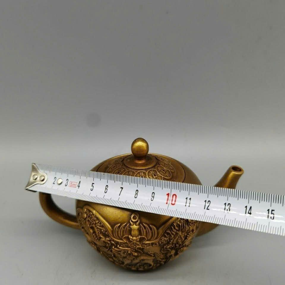  Ấm đồng Kỳ Lân hàng cũ sưu tầm BKMECN-9405 