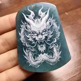  Mặt ngọc bích Bạch Long sưu tầm BKSTCN-9361 