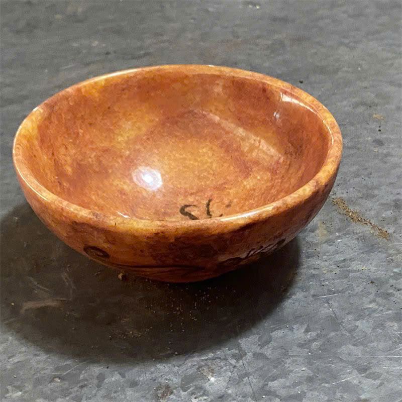  Bát Ngọc đỏ xưa cũ sưu tầm BKSTCN-9365 