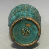  Bình gốm sưu tầm cổ men xanh BKCECN-9410 