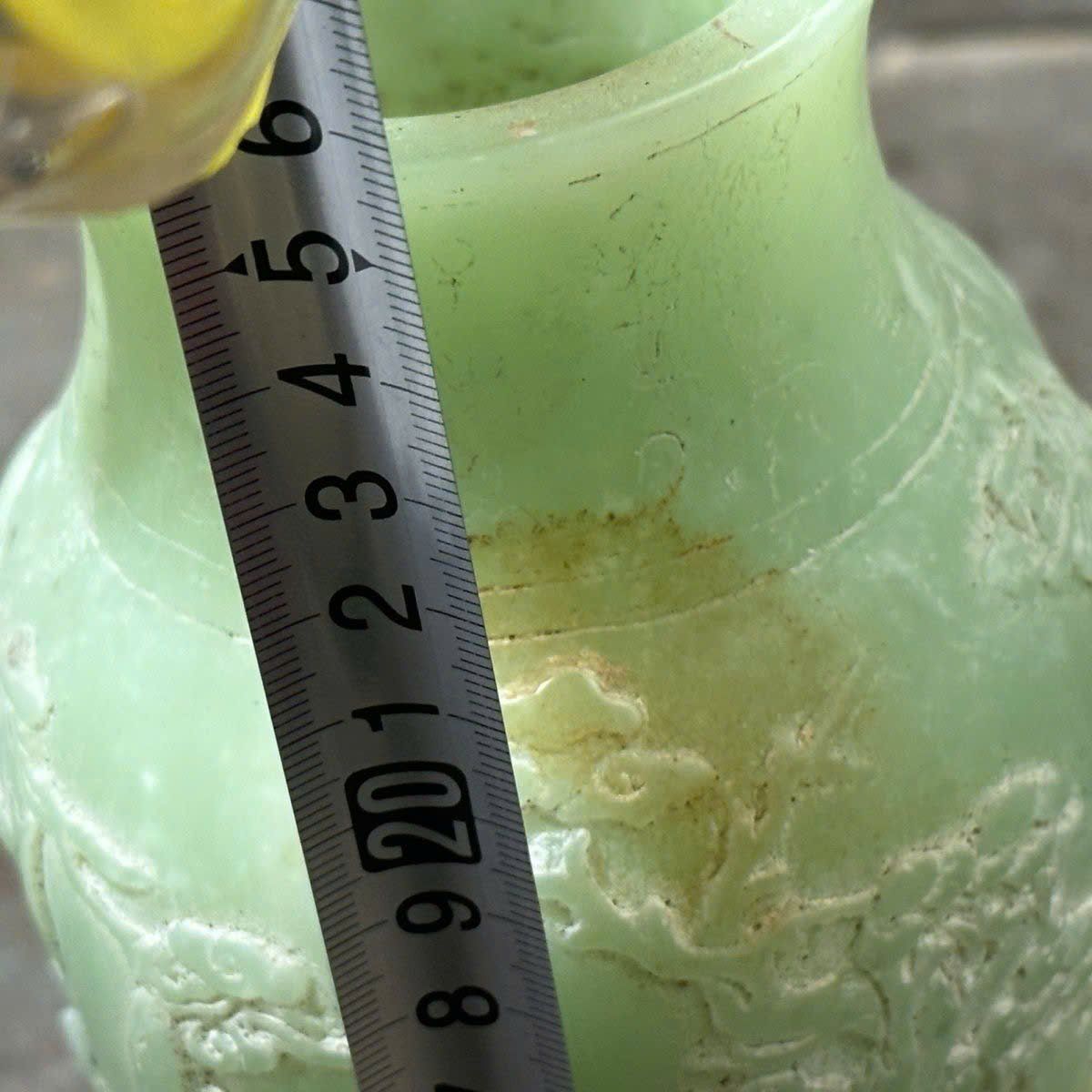  Bình ngọc điêu khắc nguyên khối BKCECN-9411 