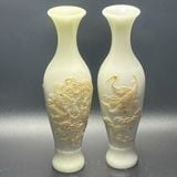  Cặp bình ngọc Rồng Phượng Tùng Hạc BKCECN-9413 